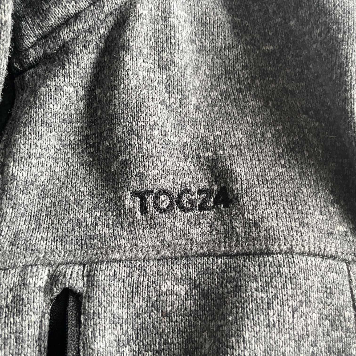 Vintage men Tog24 grey full zip high neck jumper in L|L31 W21|SKU