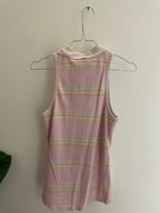 Vintage lacoste pink polo shirt for girls size S