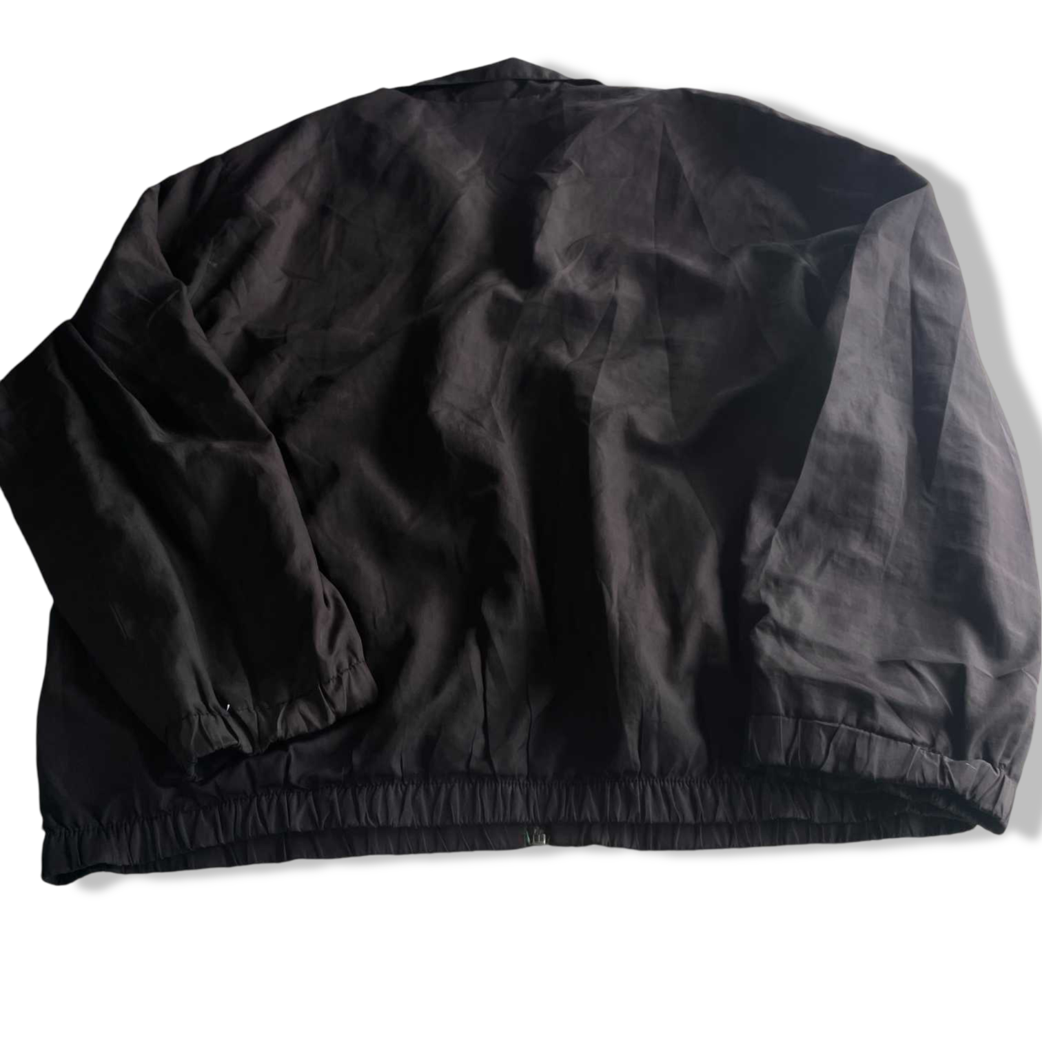 Vintage men black Umbro full zip high neck windbreaker jacket in L|L30 W22|SKU 5706