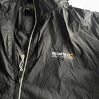 Vintage men black Regatta great outdoor full zip waterproof jacket in L|L30 W22|SKU 5707