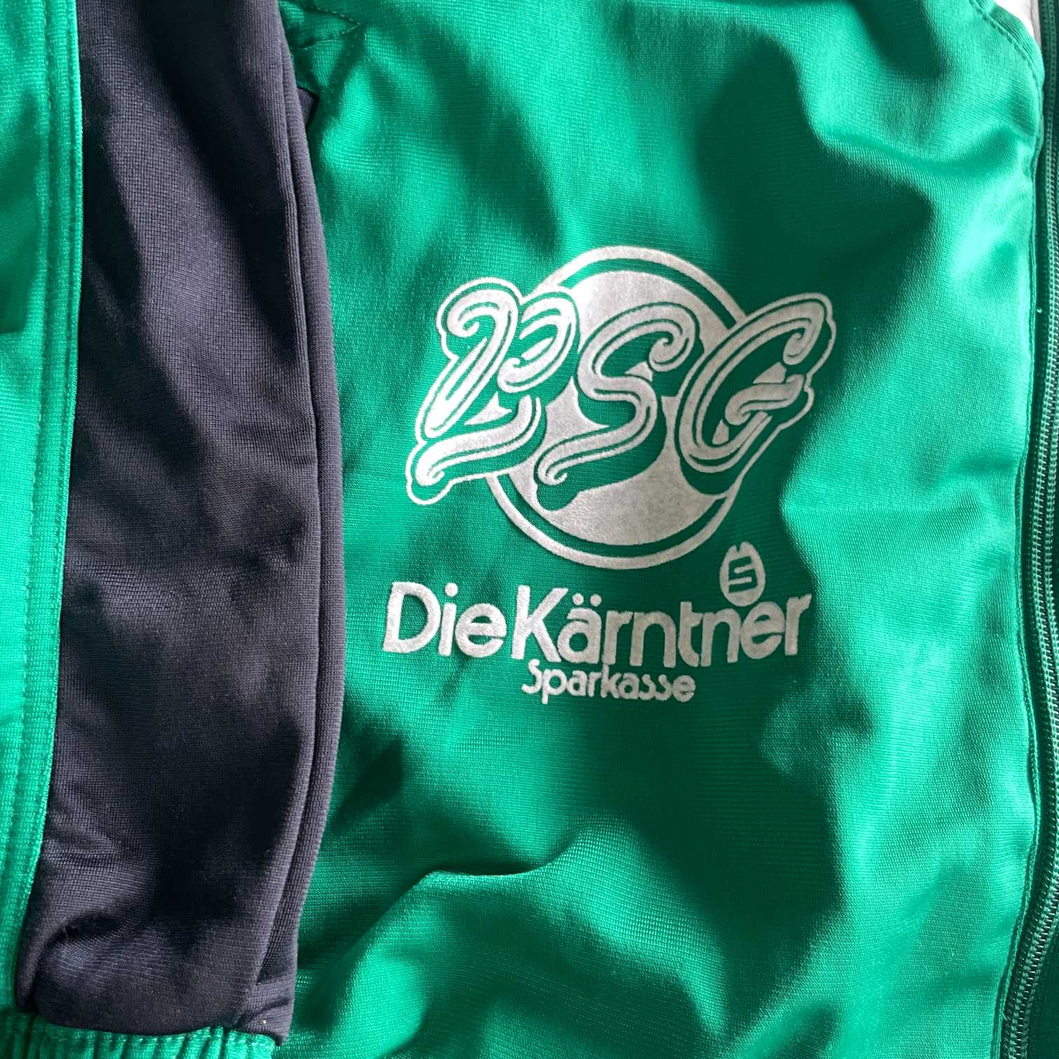 Vintage men Puma green full zip wind breaker jacket in L|L30 W25|SKU 5709