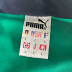 Vintage men Puma green full zip wind breaker jacket in L|L30 W25|SKU 5709