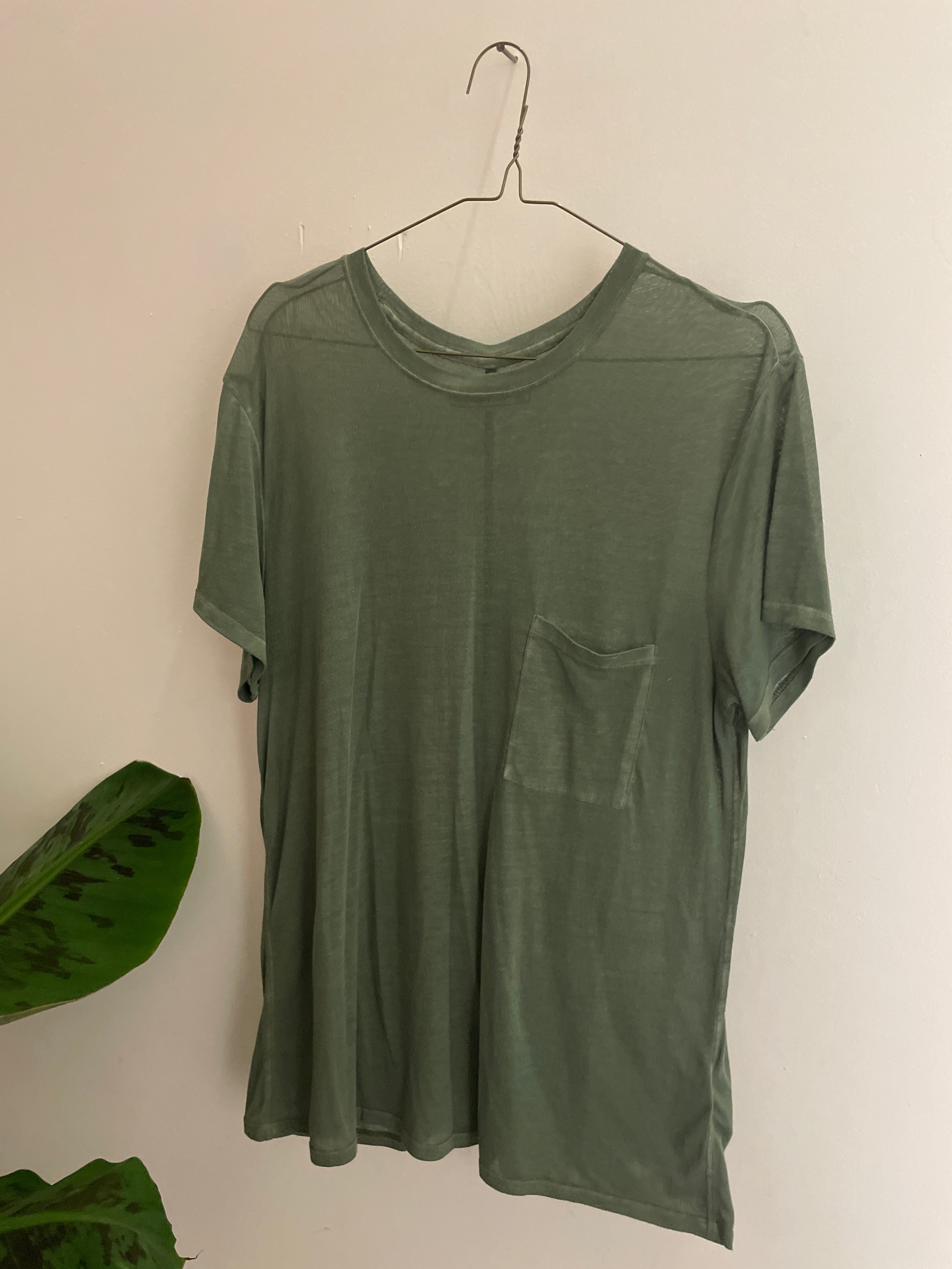 Vintage green abercrombie & fitch tshirt size S