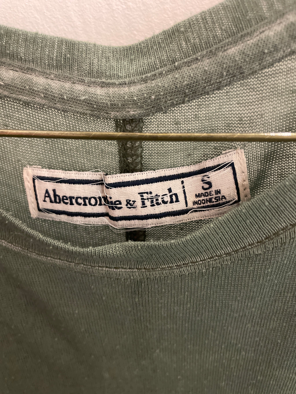 Vintage green abercrombie & fitch tshirt size S