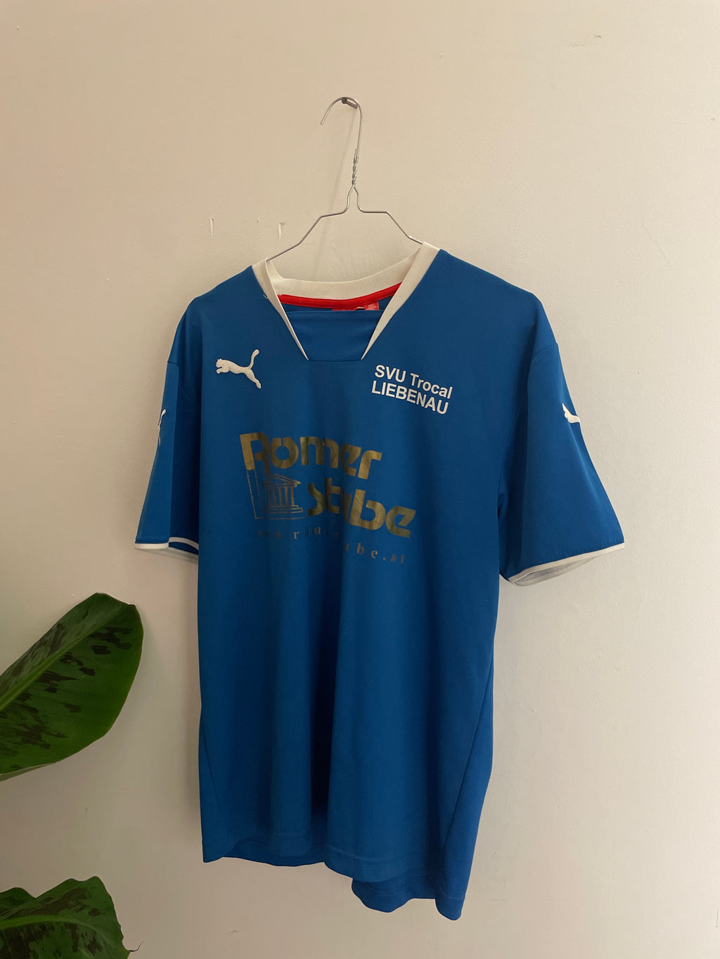 Vintage blue men puma jersey size S