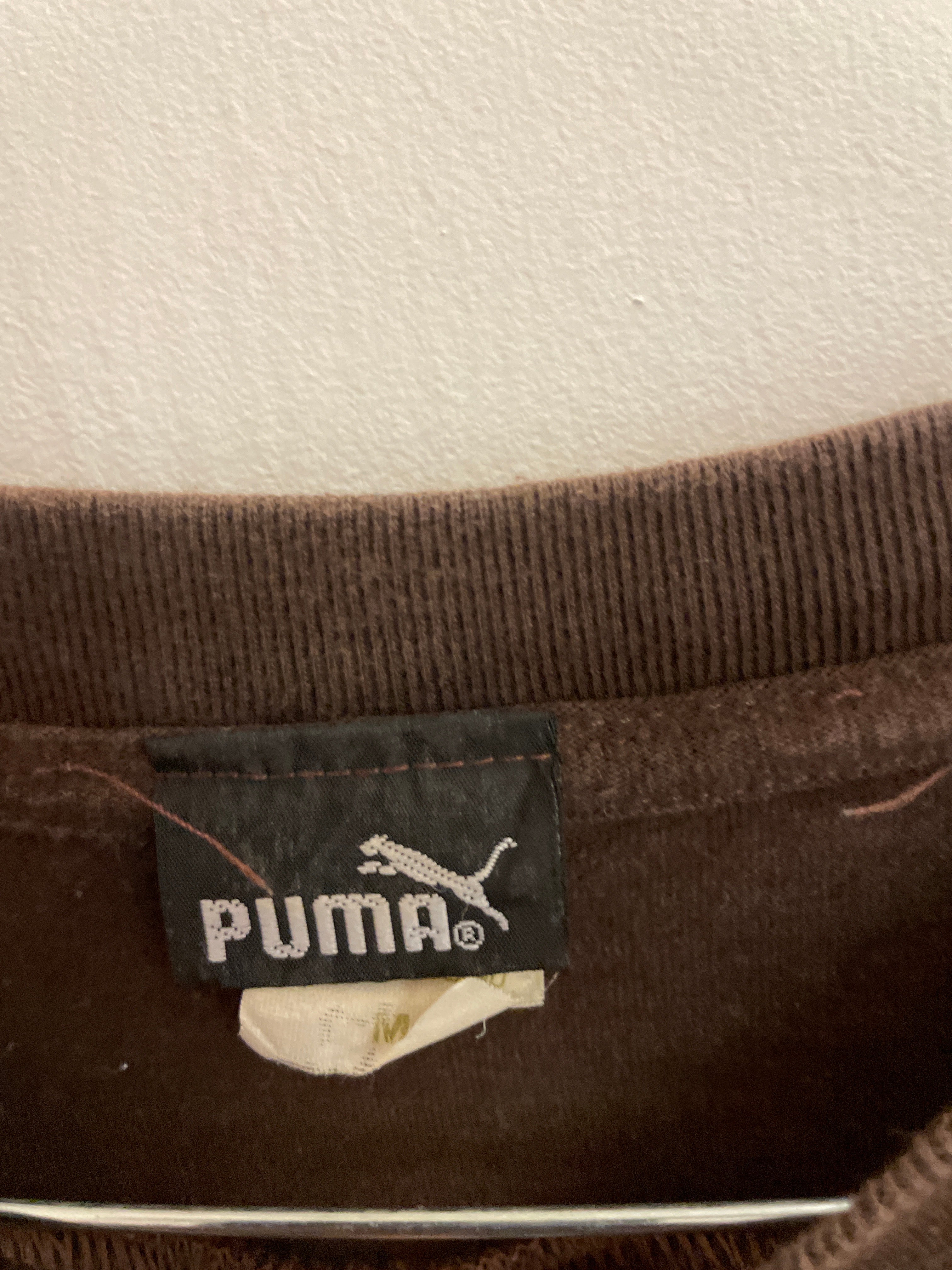 Vintage brown small puma shirt