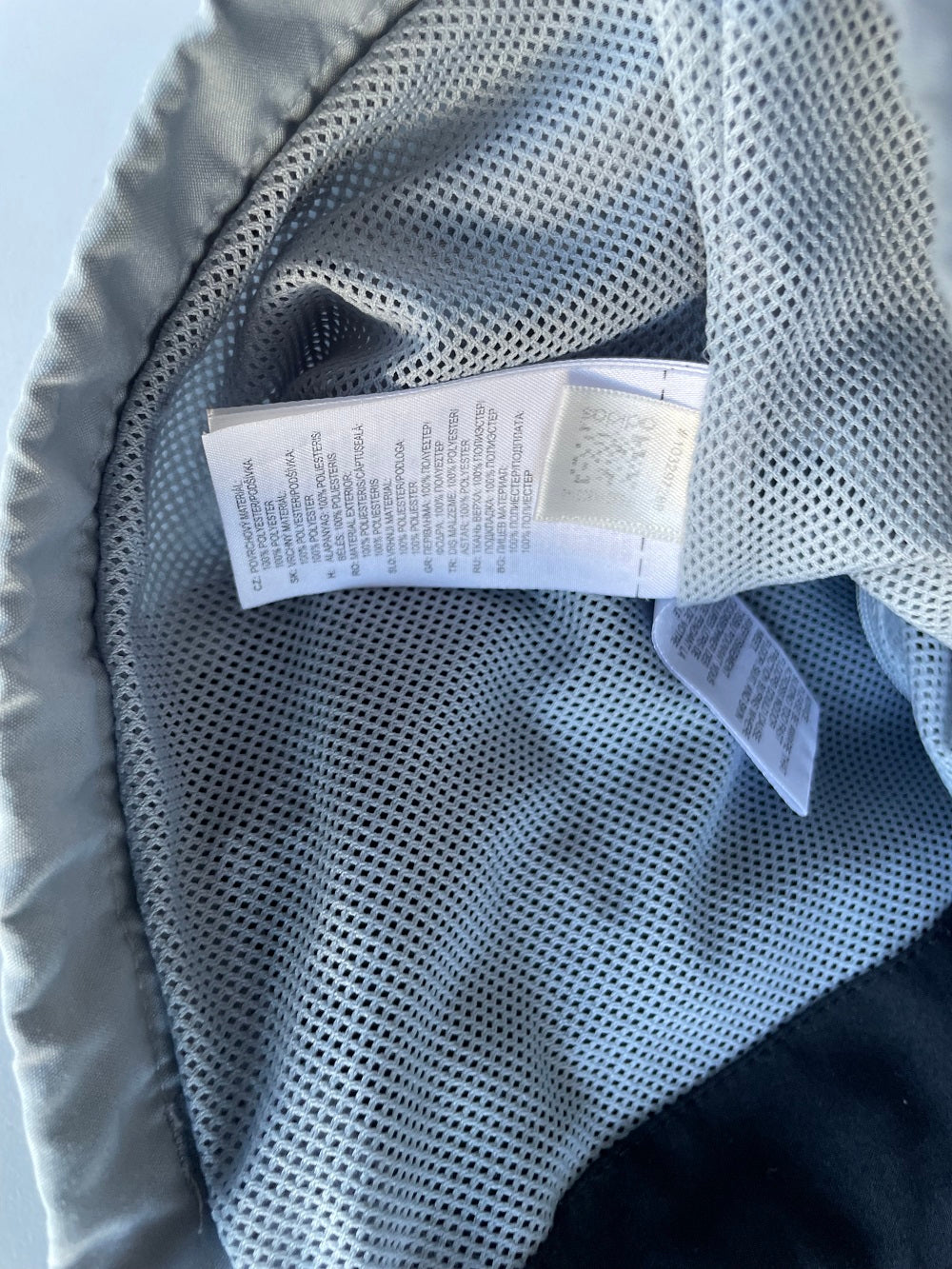 Vintage Adidas SV Fortuna Hernes Grey & Black colorblock full zip tracket in M| SKU 4385