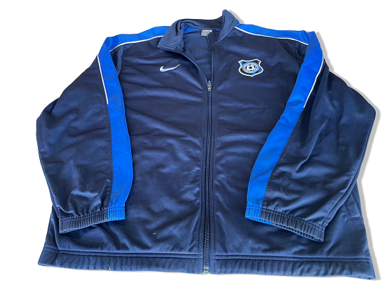 Vintage Nike Goodrest Junior FC blue track jacket in XL| SKU 4386