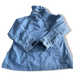 Vintage unisex Skila blue hooded waterproof  rain coat in XL|L32 W21|SKU 5727