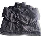 Vintage men black & grey reversible fleece full zip jacket in XL|L32 W23|SKU 5728