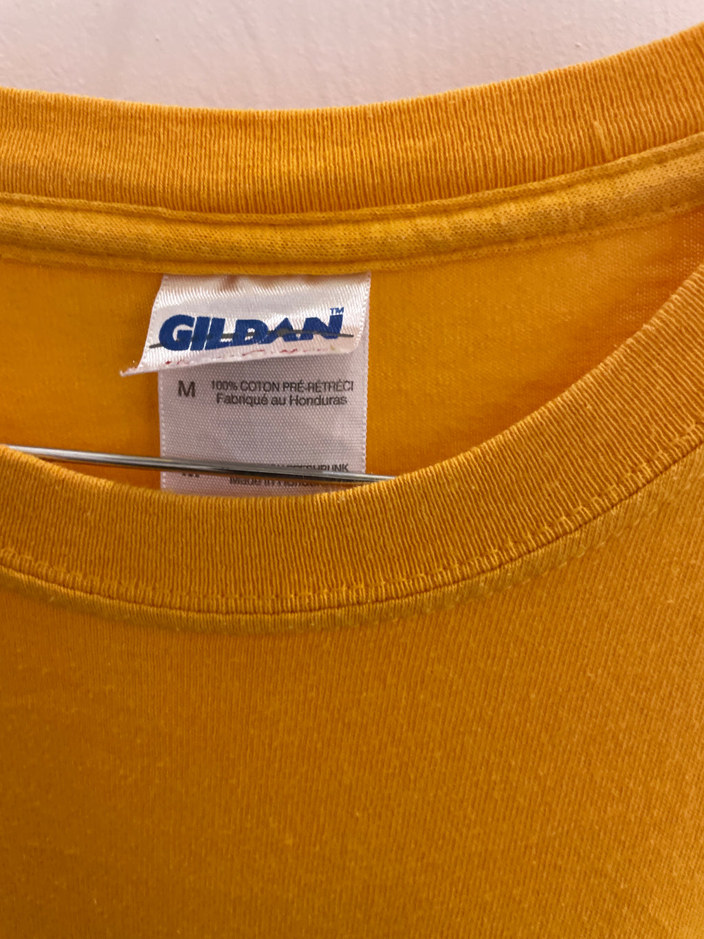Vintage Gildan lake michigan graphics yellow tshirt size M