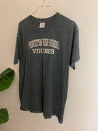 Vintage grey princeton high school vikings tshirt size m