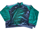 Vintage Men's SC Pockings Green Adidas full zip track jacket in M|L27 W20|SKU 4389