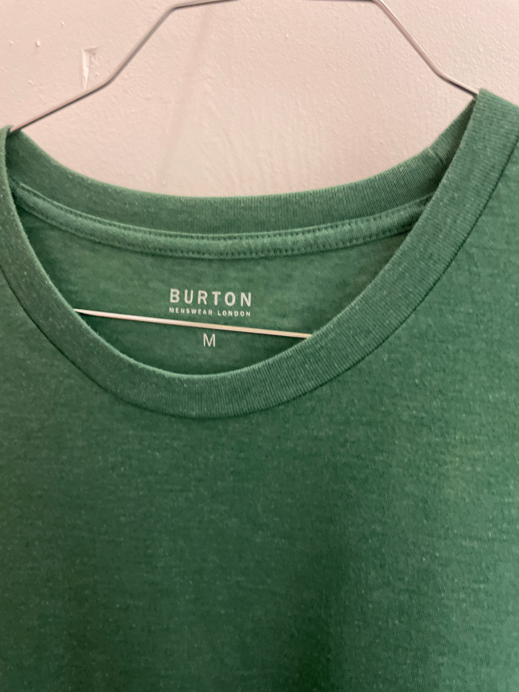 Vintage burton green plain medium classic tshirt