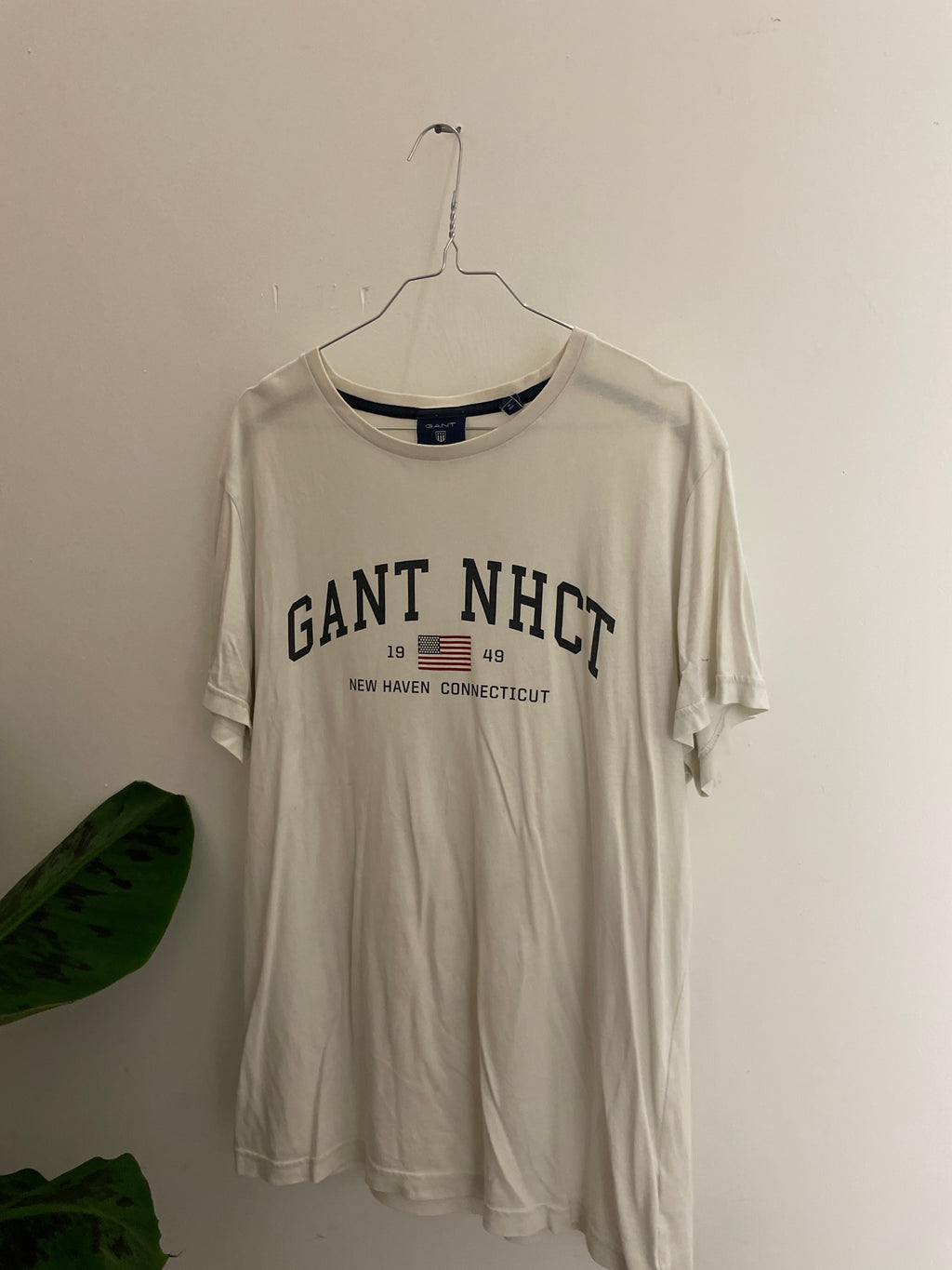 Vintage white gant usa medium men tshirt