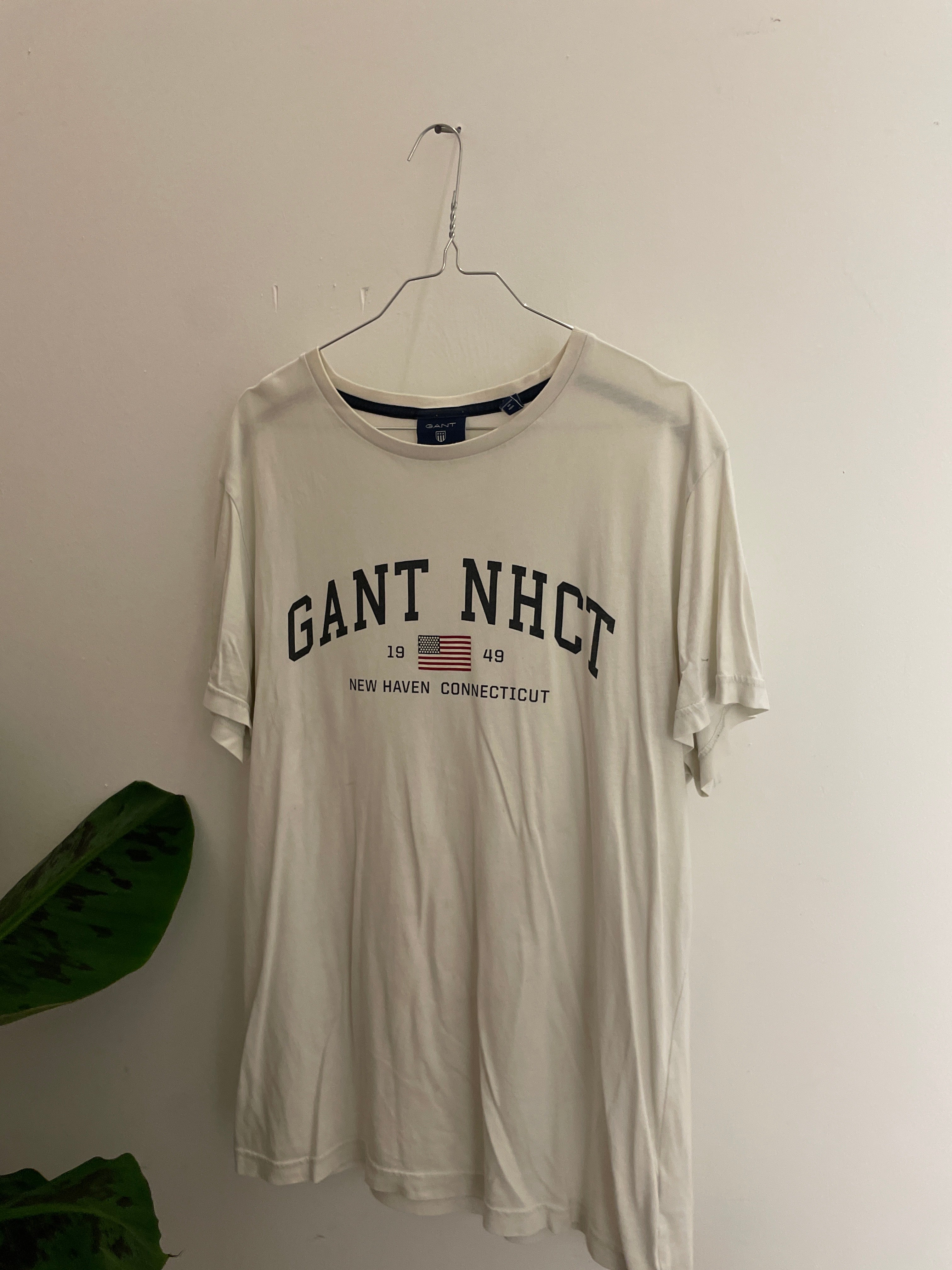 Vintage white gant usa medium men tshirt