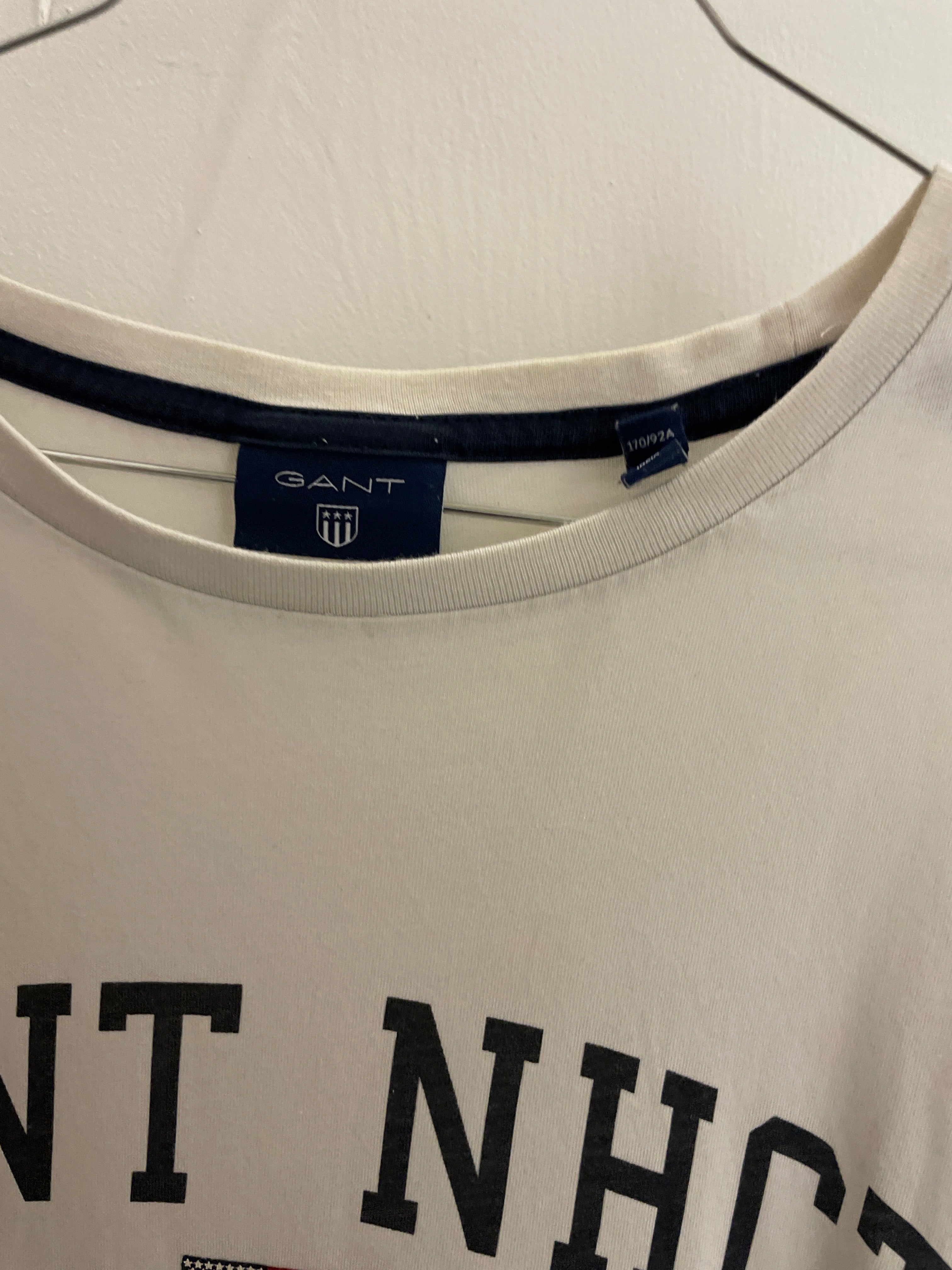 Vintage white gant usa medium men tshirt