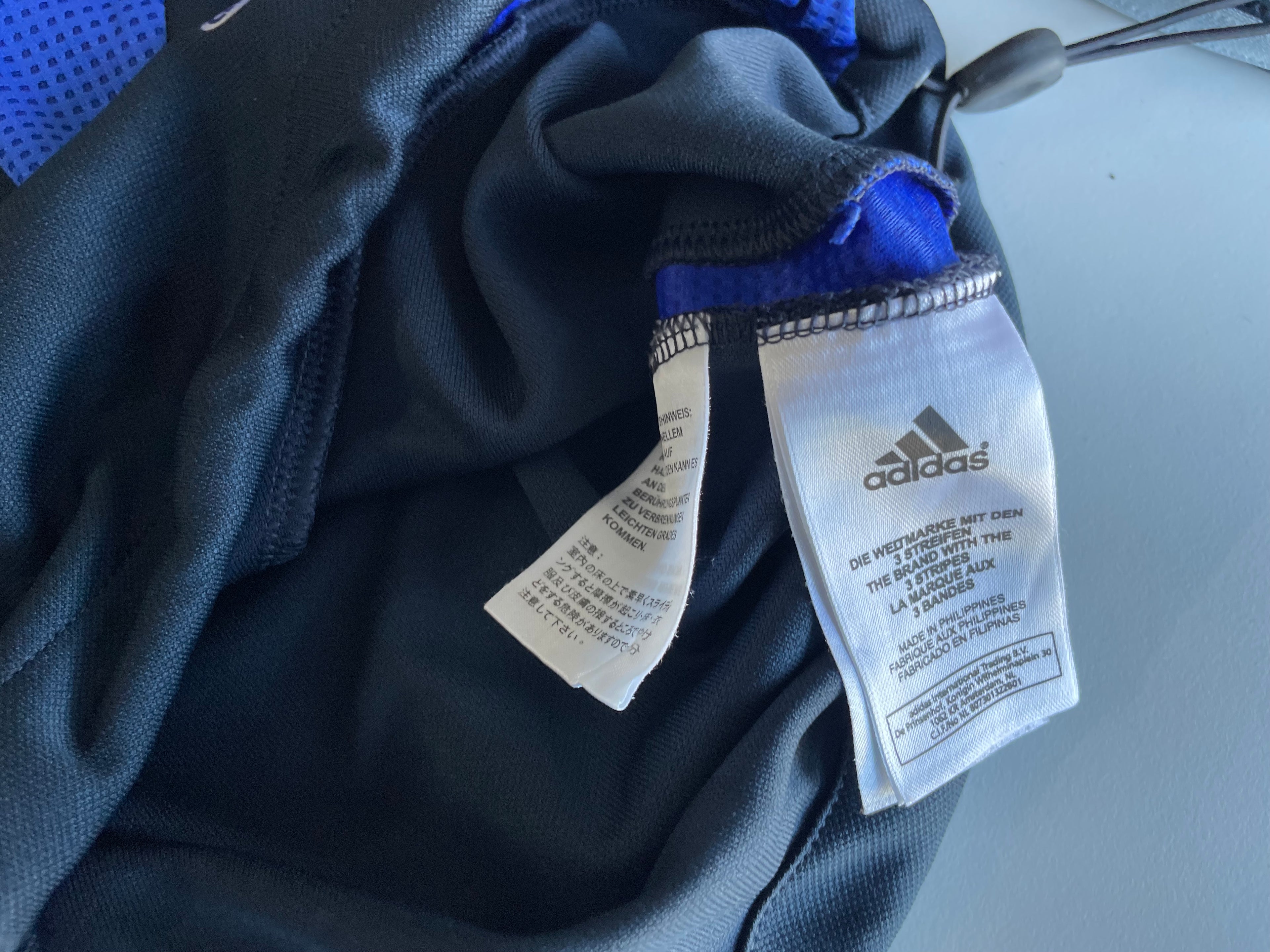 Vintage Adidas Climacool 1/4 zip navy blue sweatshirt in XL|L32 W22|SKU 4393