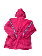Vintage Jako red windbreaker nylon hoodie jacket in L|L32 W26| SKU 4394