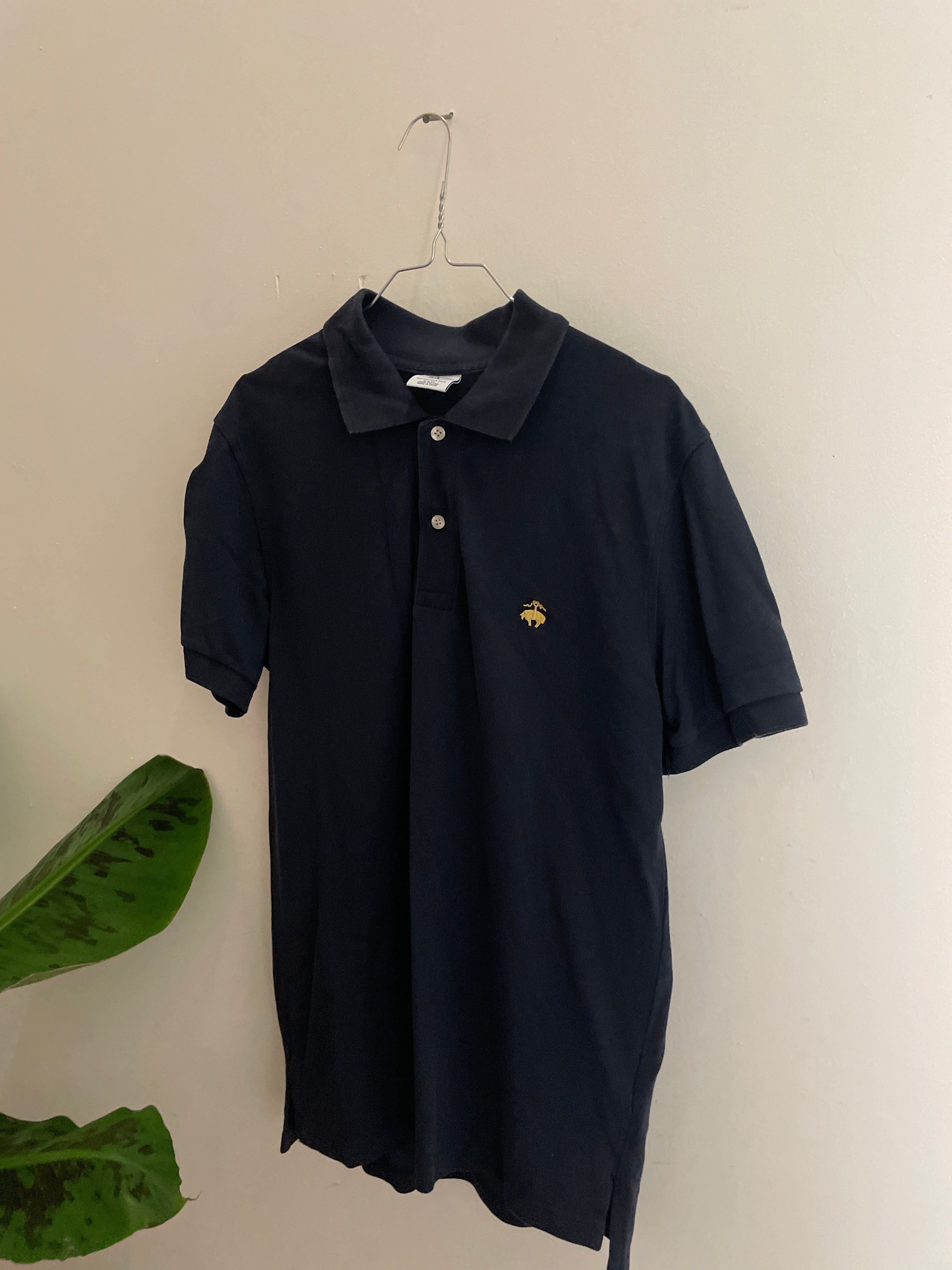 Vintage sacoor brothers blue men polo shirt size M