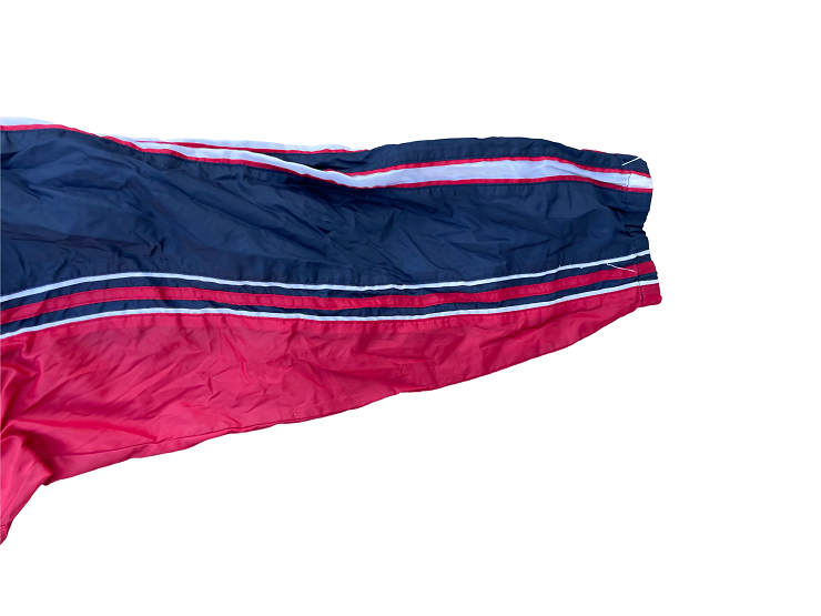 Vintage jako Red/Blue colorblock full zip windbreaker jacket in 2XL|L34W31|SKU 4395