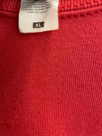 Vintage red fruit of the loom sweatshirt size XL