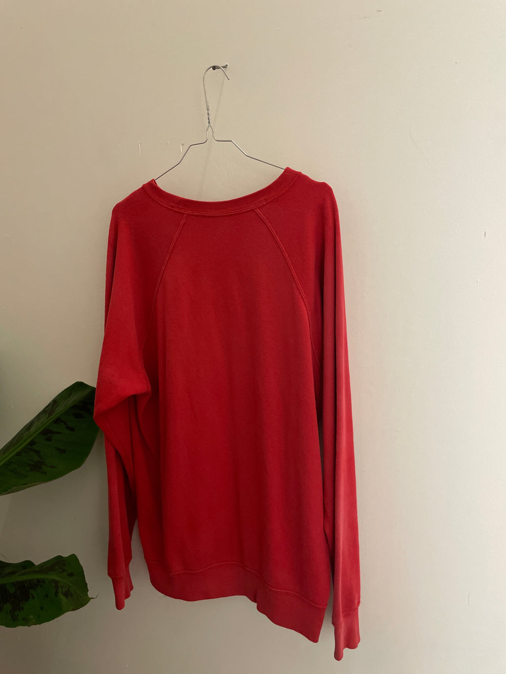 Vintage red fruit of the loom sweatshirt size XL