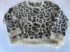 Vintage Women's animal print crew neck multi sweater in S|L 24 W20|SKU 4397