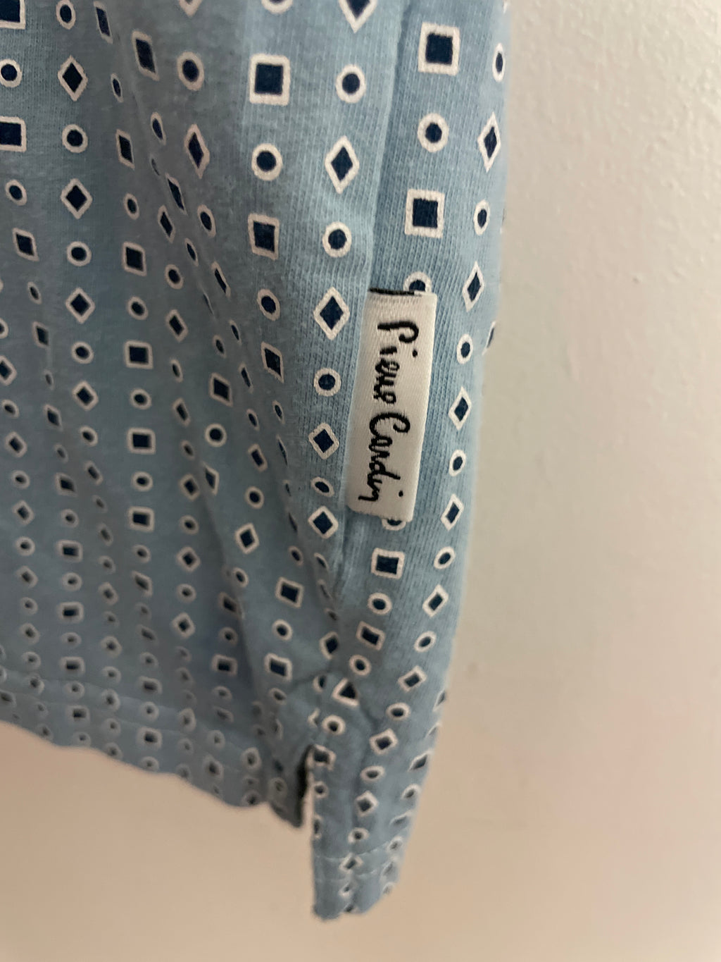 Vintage pierre cardin paris grey polo shirt size m