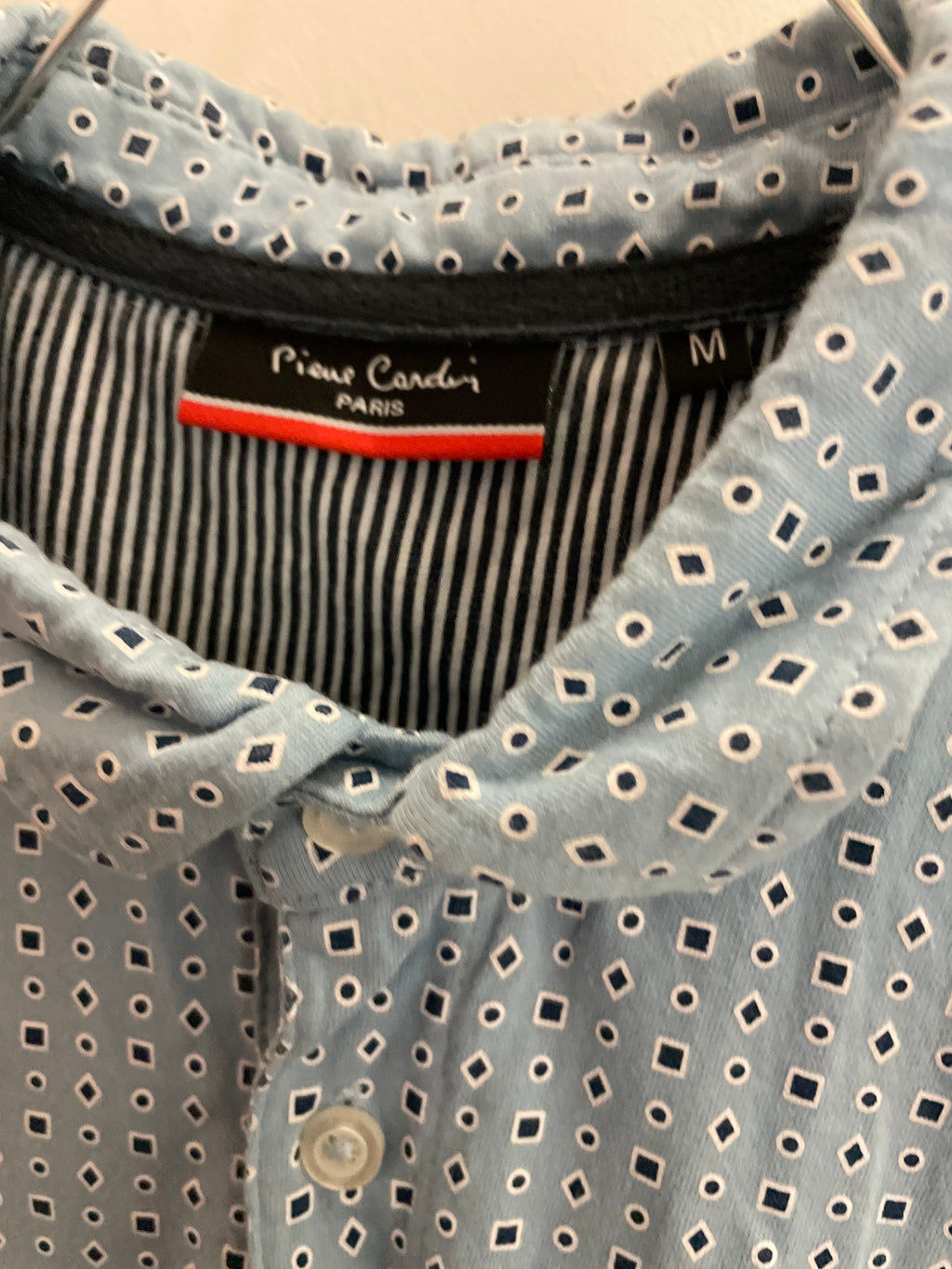 Vintage pierre cardin paris grey polo shirt size m