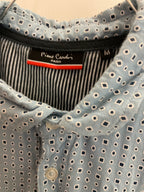 Vintage pierre cardin paris grey polo shirt size m