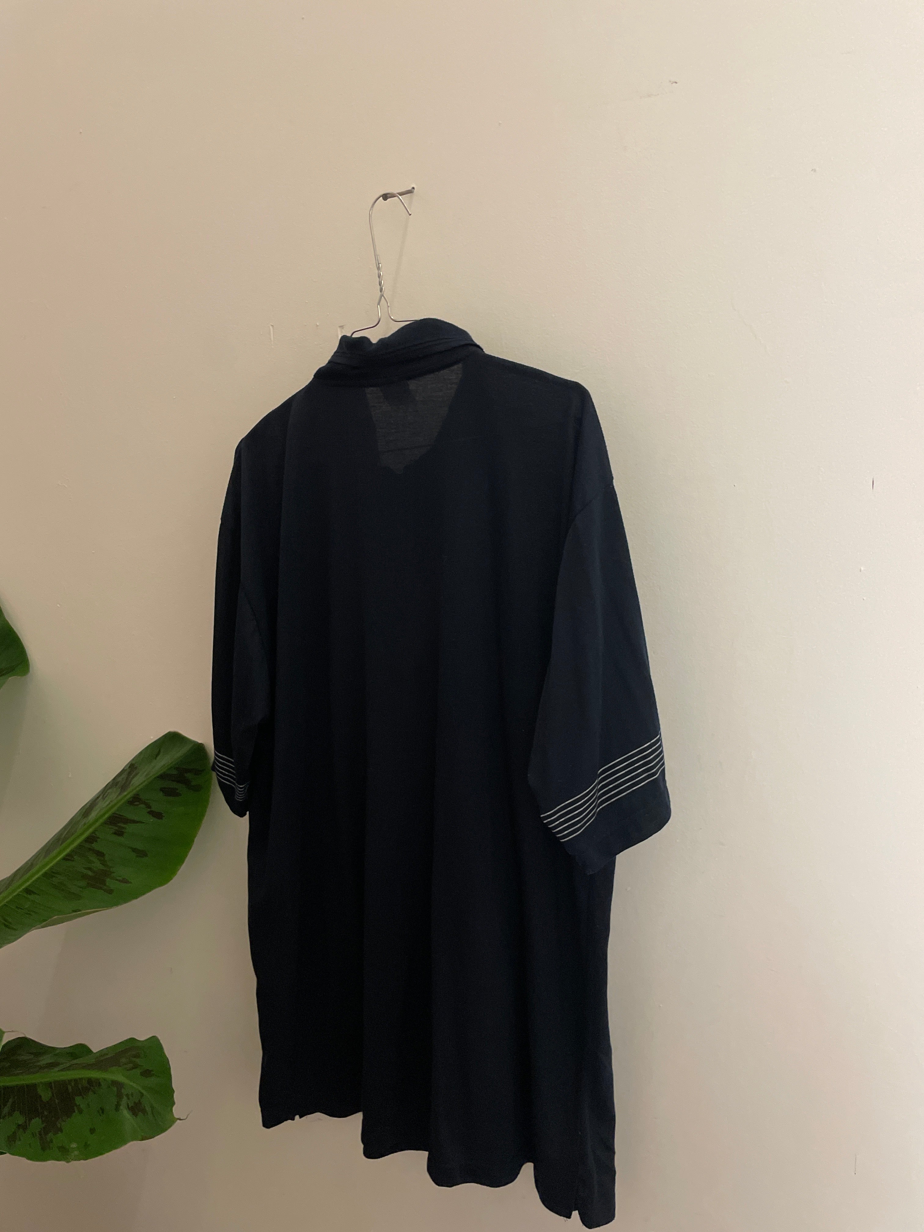 Vintage black mens classic fit polo shirt size XXl