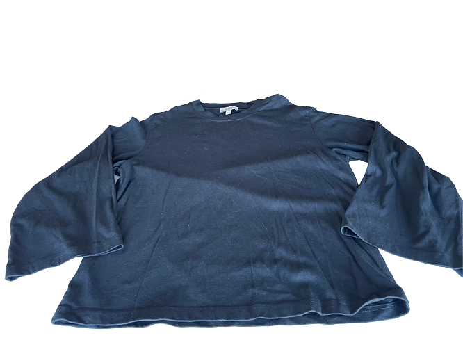 Vintage Women's COS black sweatshirt in M|L26 W22| SKU 4399