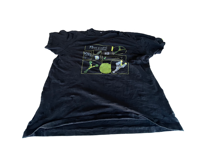 Vintage Fristads graphics black short sleeve tees in M|L29 W24| SKU 4400