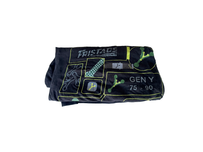 Vintage Fristads graphics black short sleeve tees in M|L29 W24| SKU 4400