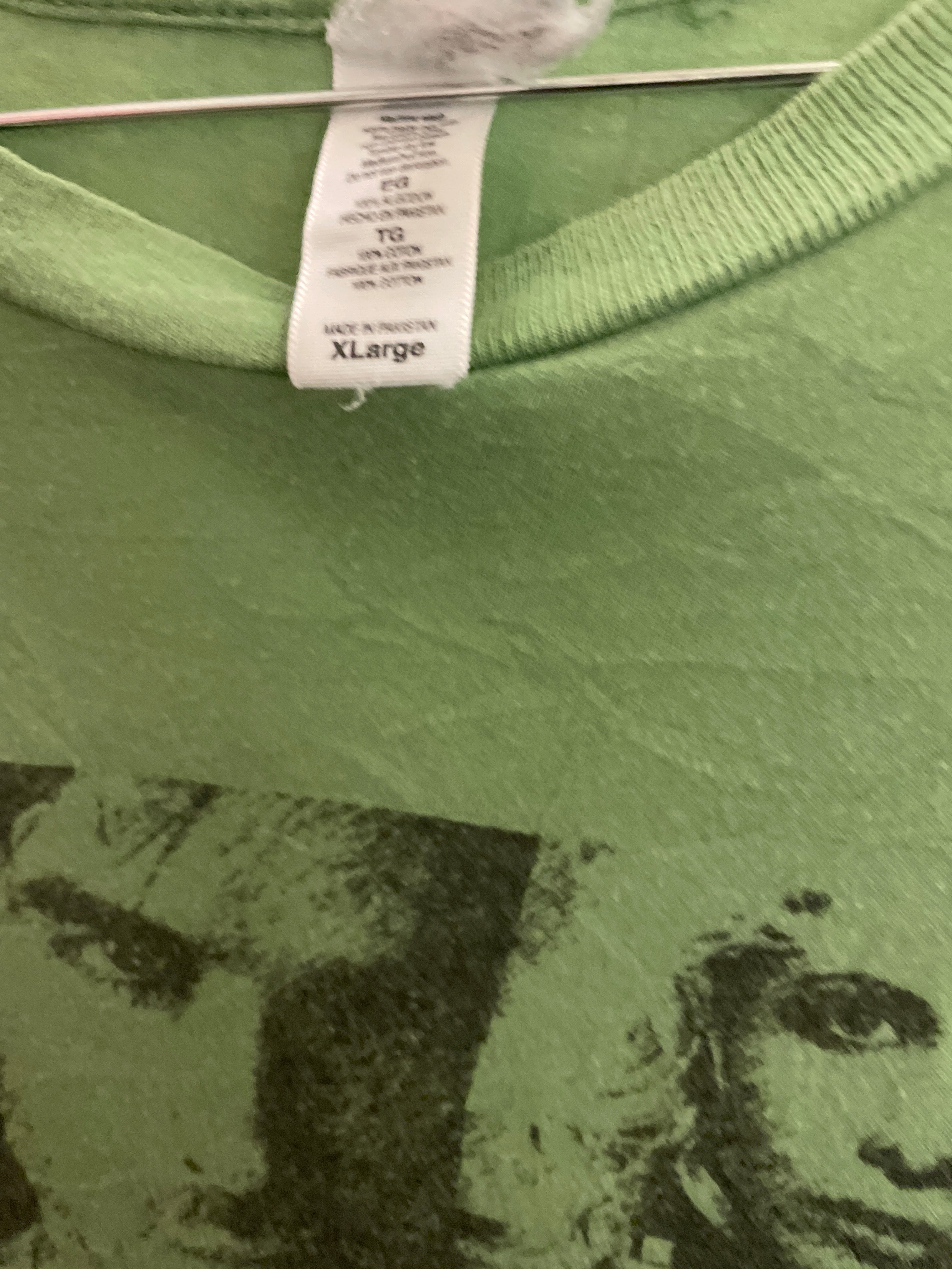 Vintage green graphics tshirt size XL