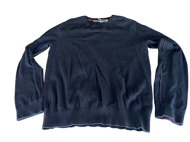 Vintage Men's Black Kaporal Jeans sweatshirt in L|L27 W20| SKU 4402
