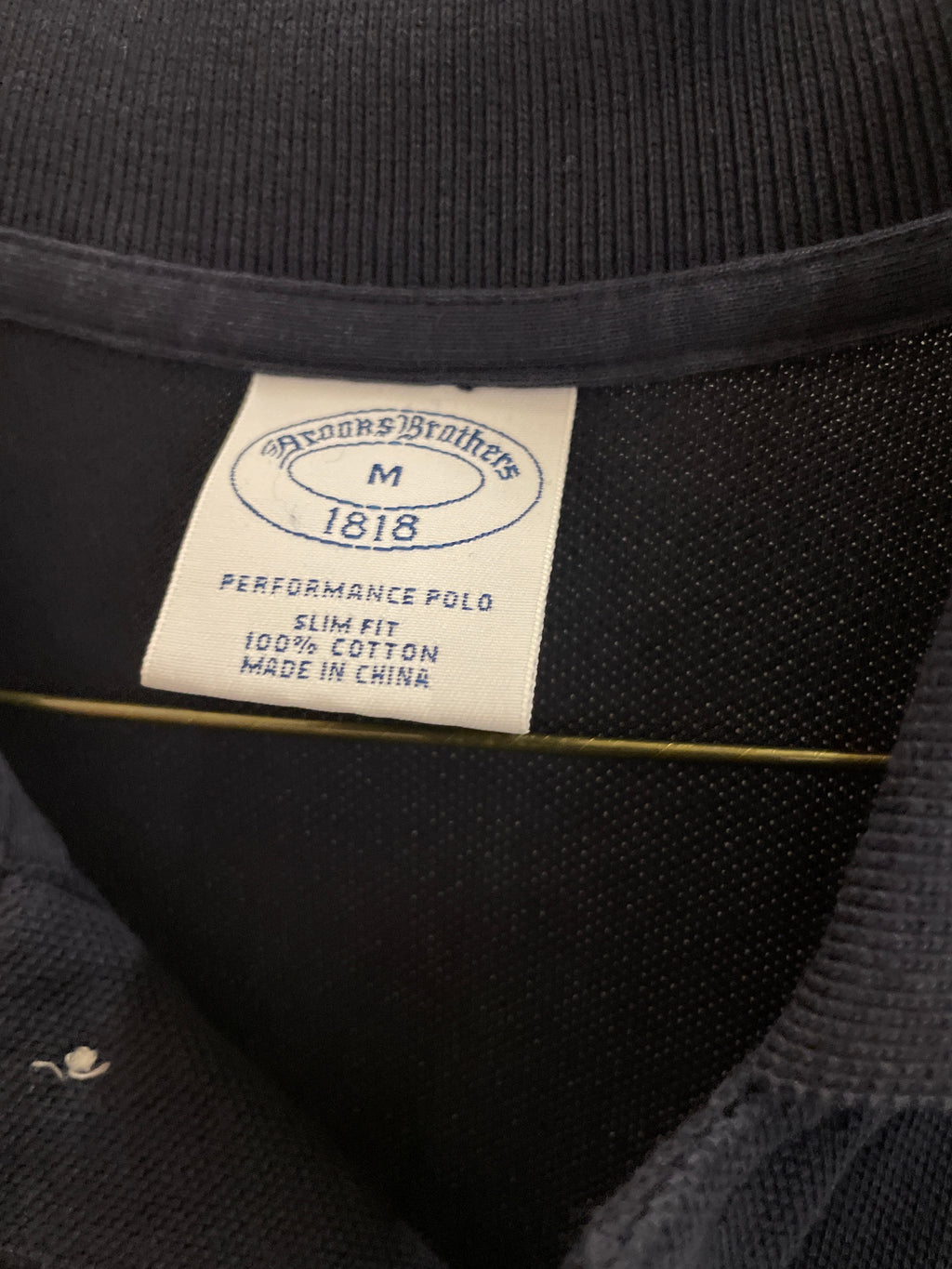 Vintage brooks brothers blue medium mens polo shirt