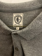 Vintage lyle and scotte mens long sleeve grey polo shirt size XL