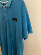 Vintage root canada mens blue polo shirt size XL
