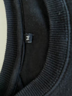 Vintage Yes No Maybe print Black sweatshirt in M|L27 w21| SKU 4404