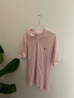 Vintage medium pink lacoste men polo shirt