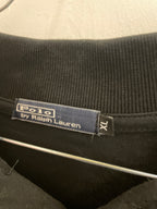 Vintage polo by ralph lauren black mens polo shirt size XL