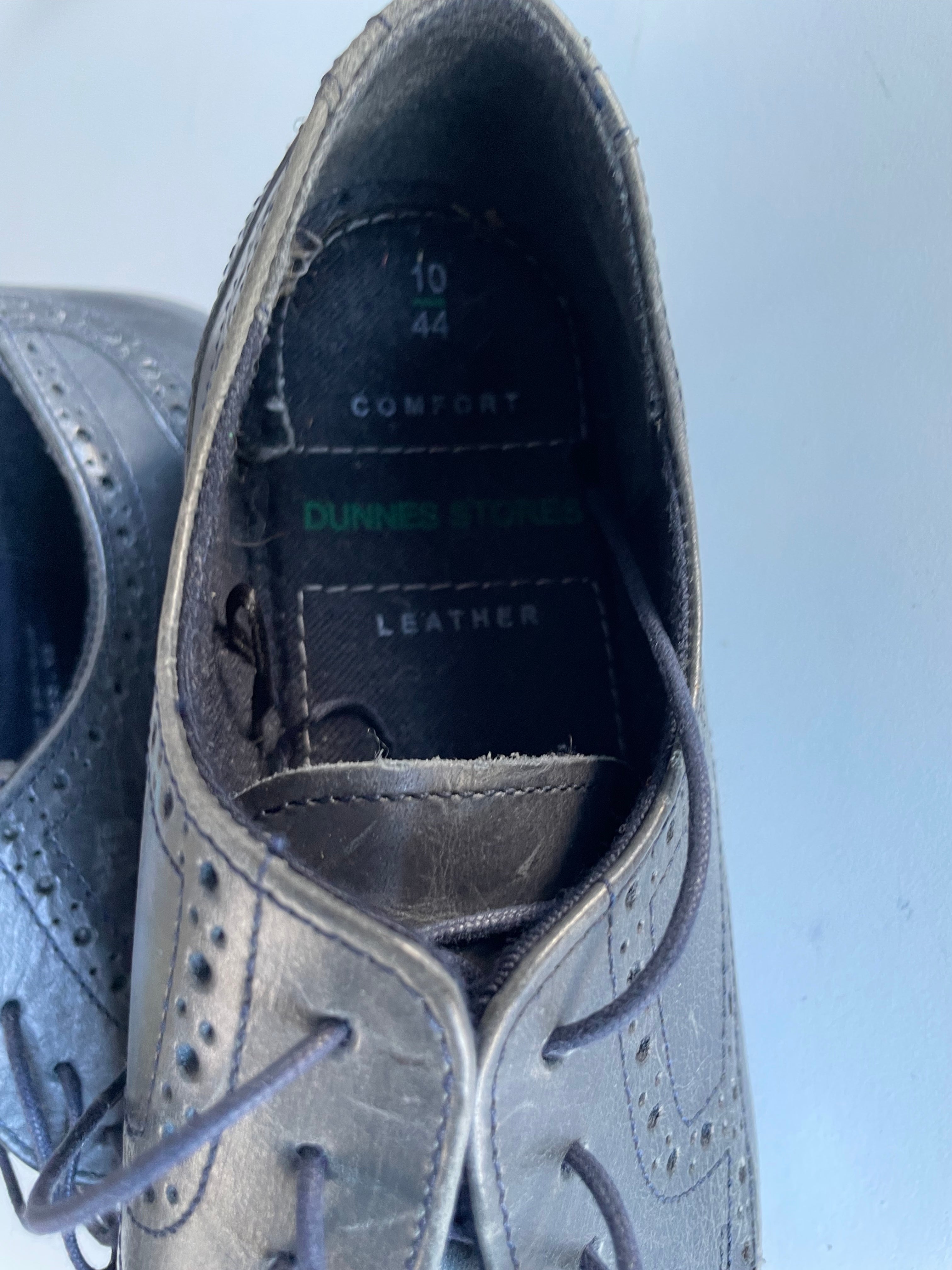 Vintage Dunnes store men's oxford grey brogue UK 10 size 44| SKU 4408