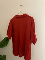 Vintage polo ralph lauren red regular fit large size