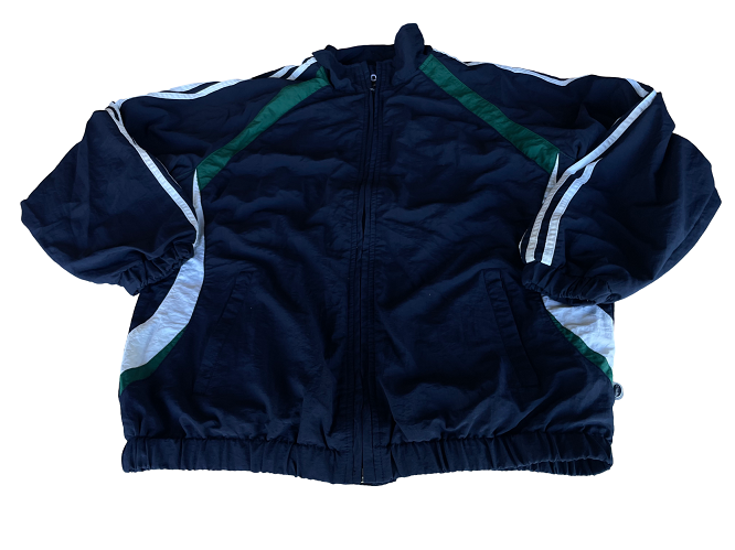 Vintage Men's O'neills black windbreaker track jacket in M|L29W20|SKU4412