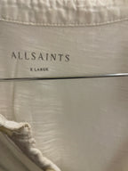 Vintage Allsaint white mens polo shirt size XL