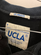 Vintage UCLA medium navy blue regular fit mens polo shirt
