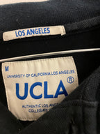 Vintage UCLA medium navy blue regular fit mens polo shirt