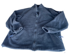 Vintage Uneek Black fleece full zip high neck jacket in L|L32 W22| SKU 4415